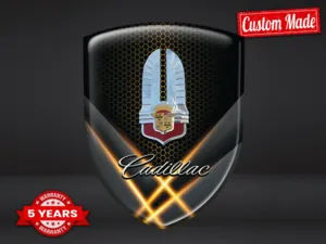 Cadillac Adesivi Lunotto Auto Stile Tuning Pregiati ST
